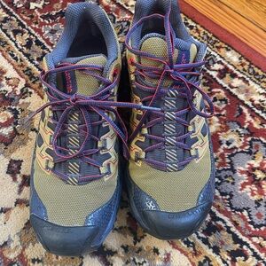 La Sportiva Men's Blue and Yellow Athletic Shoes